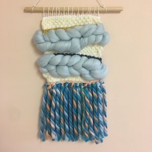 Woven wall hanging